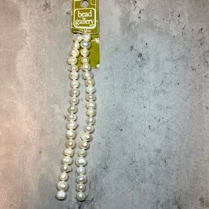 COPY - NWT Freshwater Cream Potato Pearl Beads